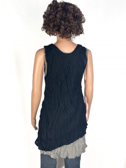 Long Top schwarz/grau – Bild 2