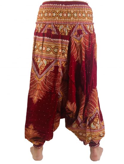 Hose Aladin rot Palm – Bild 2