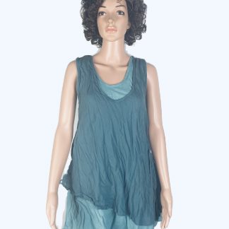 Long Top Taubenblau
