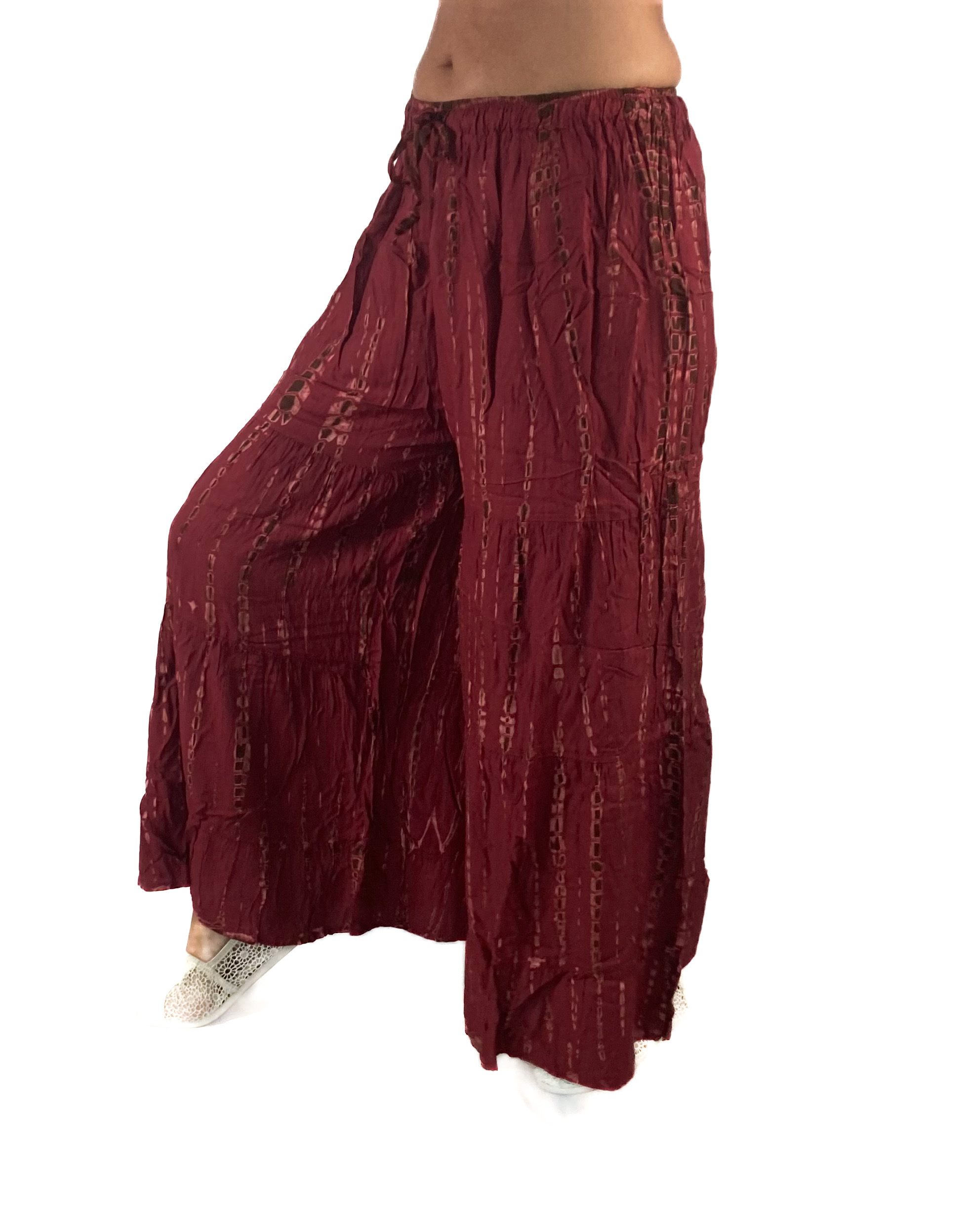 Palazzo Hose wine red – Bild 2
