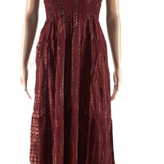 Kleid Batik wine red