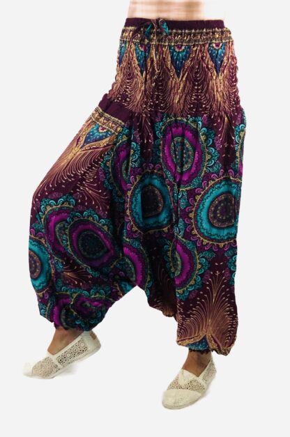 Aladin Hose/Jumpsuit pink/türkis – Bild 2