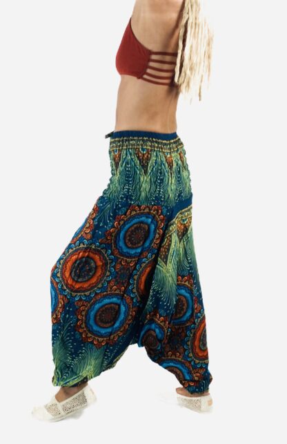 Aladin Hose / Jumpsuit grün/türkis – Bild 4