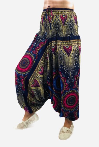 Aladin Hose / Jumpsuit schwarz/rot – Bild 2