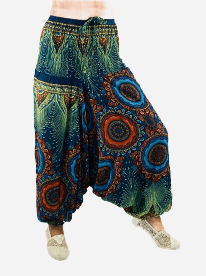 Aladin Hose / Jumpsuit grün/türkis – Bild 2