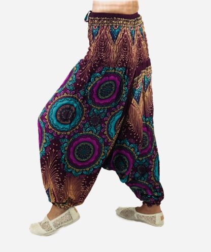 Aladin Hose/Jumpsuit pink/türkis – Bild 3