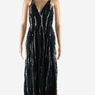 Kleid Batik schwarz