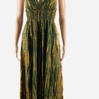 Kleid Batik grün