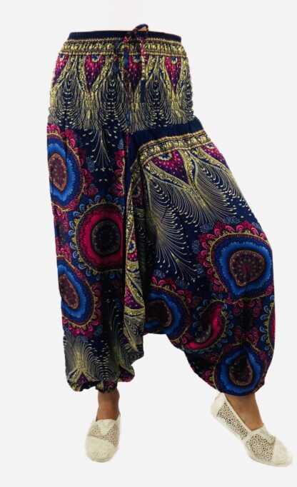 Aladin Hose / Jumpsuit schwarz/rot