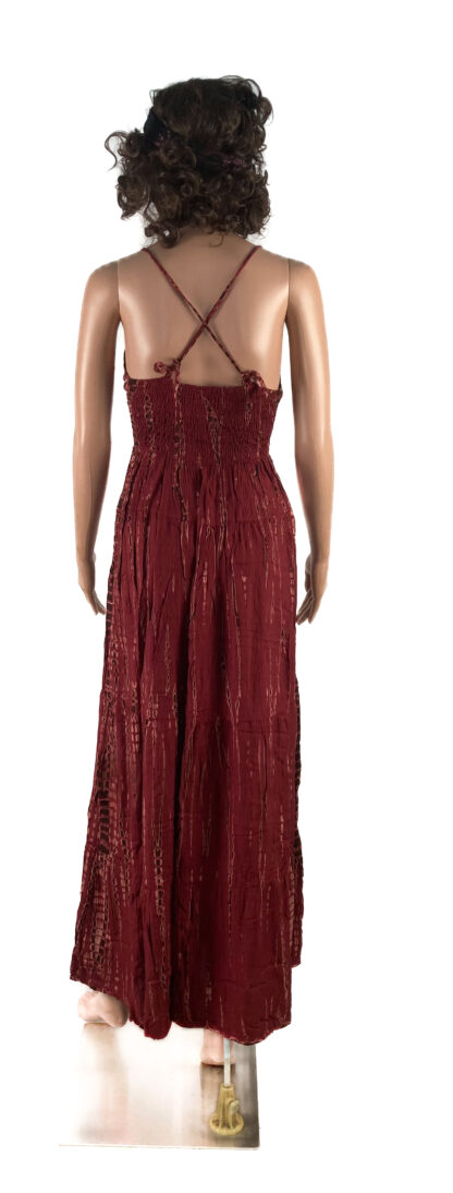 Kleid Batik wine red – Bild 2