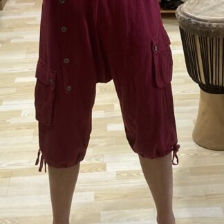 Goa Hose kurz rot